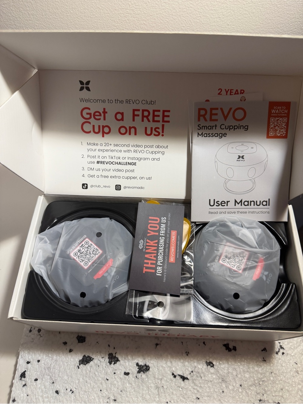 REVO Smart Cupping Massage - Set of 2